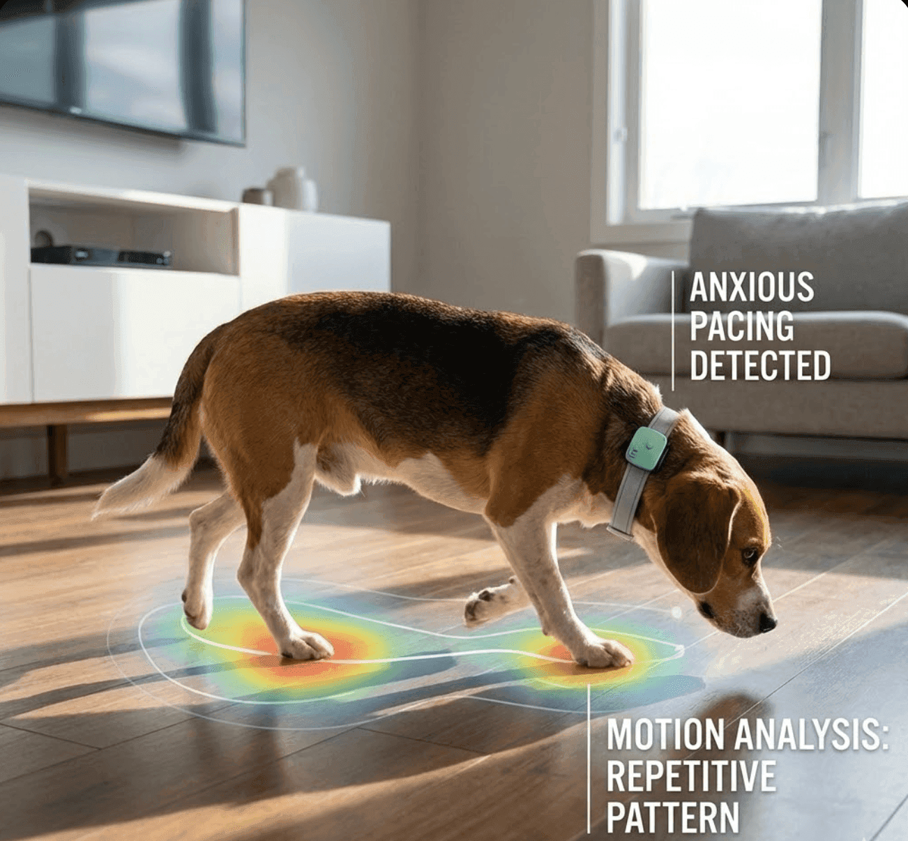 How dog could be anxious